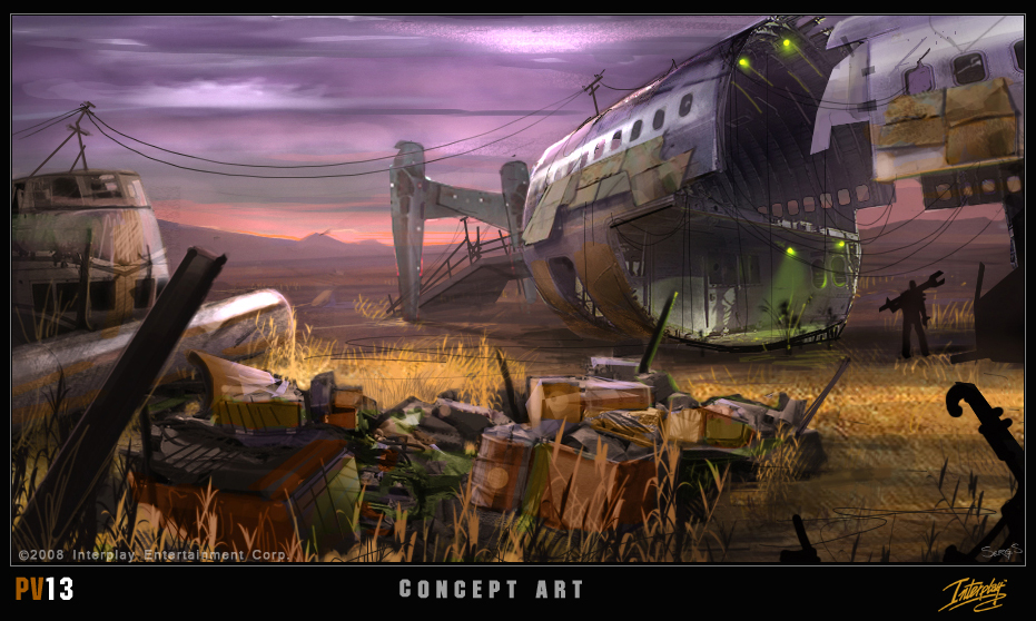 Graveyard
The second piece of concept art released for Interplay's Project V13
Keywords: Interplay FOOL PV13 Project V13 Concept Art Fallout MMO