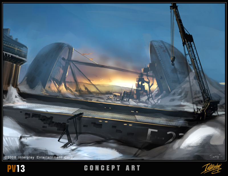 Frozen Shipyard
A concept image from Interplay's Fallout MMO codenamed "Project V13"
