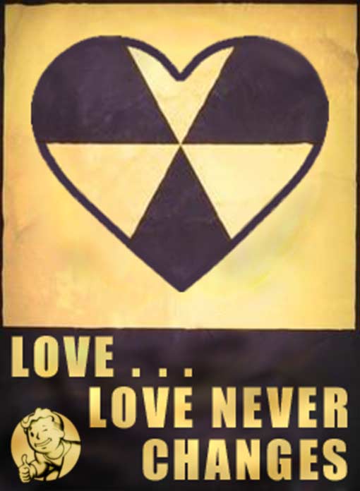 Fallout Valentine's Day Card
Love...Love Never Changes

A Valentine's Day Card give to Bethesda Producer Ashley Cheng from Q&A guy Fred Zeleny.
Keywords: Fallout Bethesda Valentine Valentine's Day