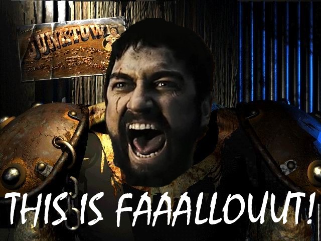 Fallout: 300
A Fallout/300 spoof made by Mikael Grizzly
Keywords: Fallout 300