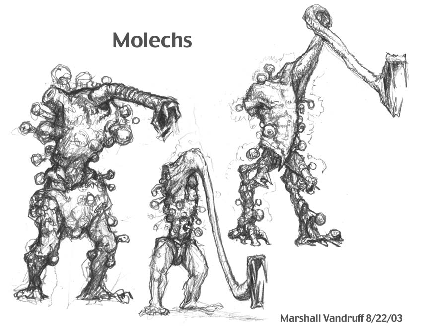 Molechs
[url=http://wiki.duckandcover.cx/index.php?title=Molechs]Molechs[/url] from the [url=http://wiki.duckandcover.cx/index.php?title=Grand_Canyon]Grand Canyon[/url].
